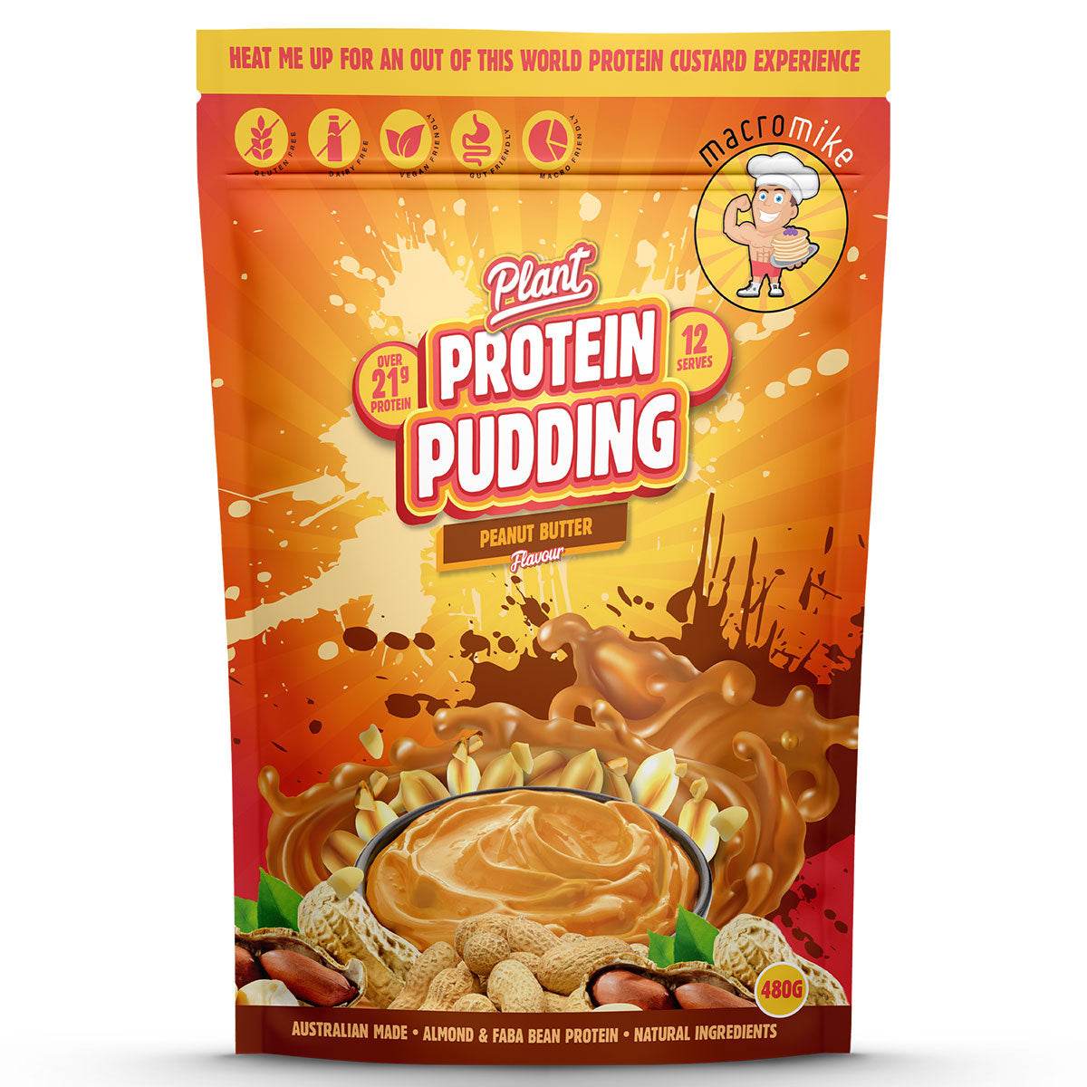 Macro Mike Plant Protein Pudding - NZ Muscle