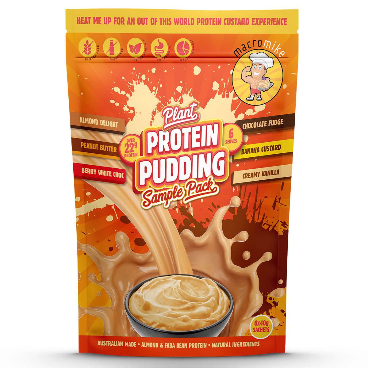 Macro Mike Plant Protein Pudding - NZ Muscle