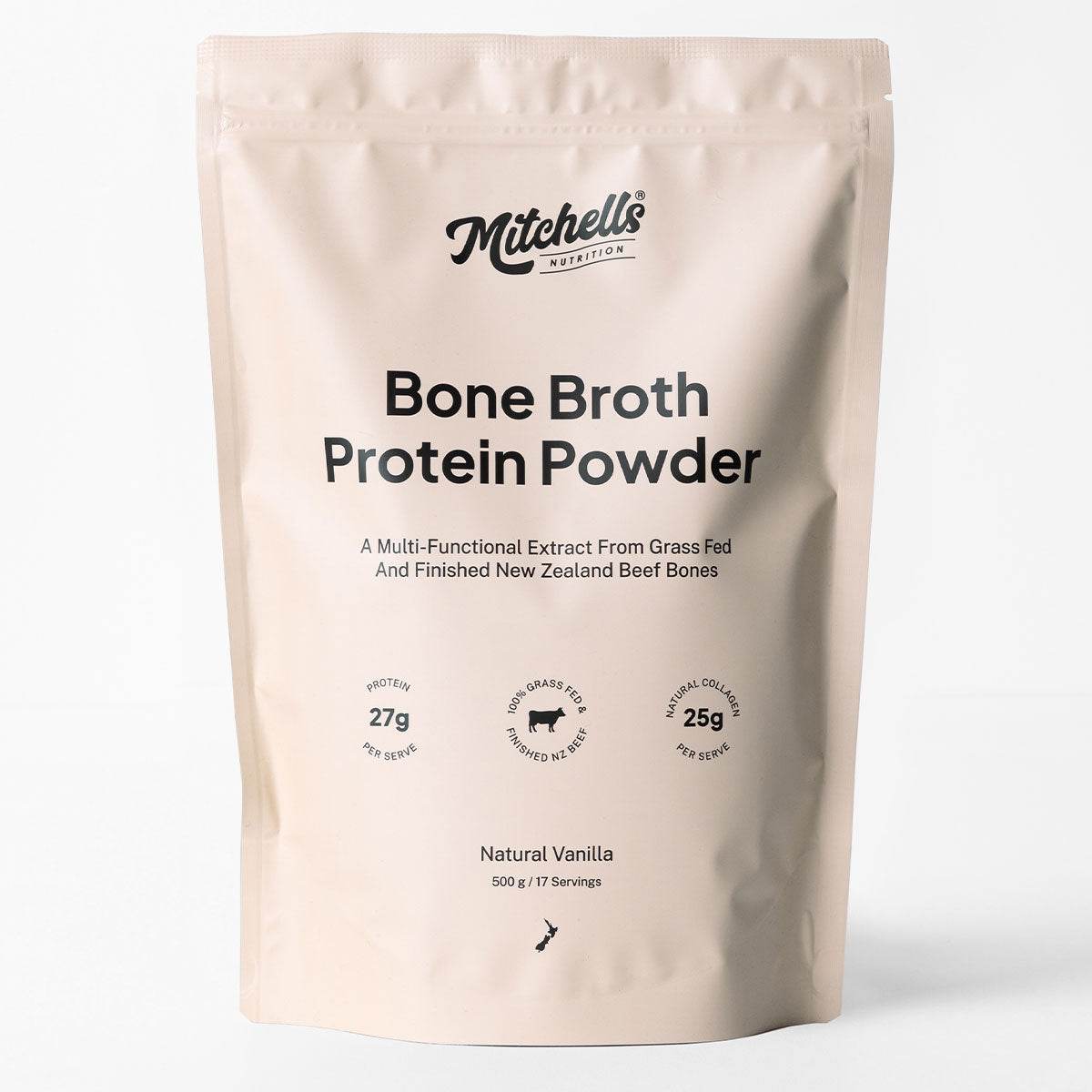 Mitchells Bone Broth Protein Powder - NZ Muscle