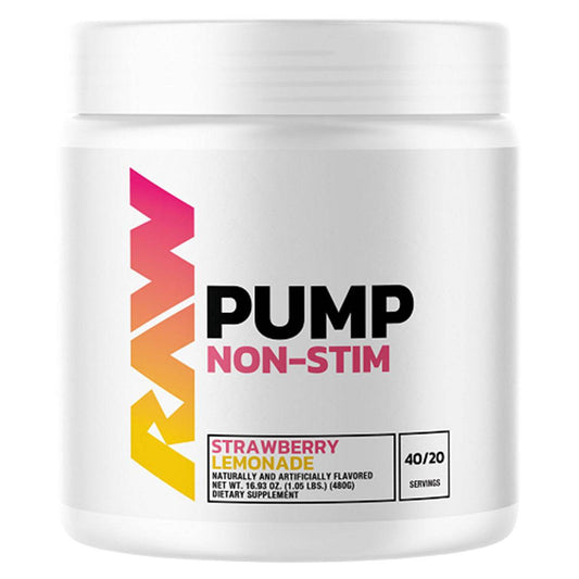 Get Raw Nutrition Pump Non-Stim Pre Workout - NZ Muscle