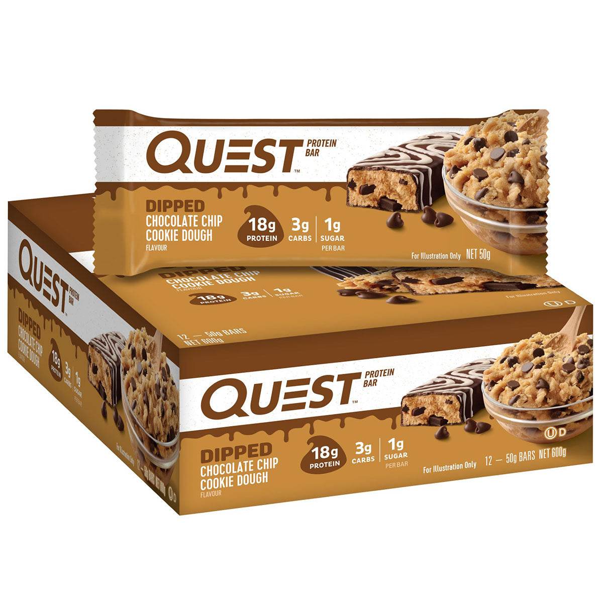 Quest Nutrition Dipped Protein Bars - NZ Muscle