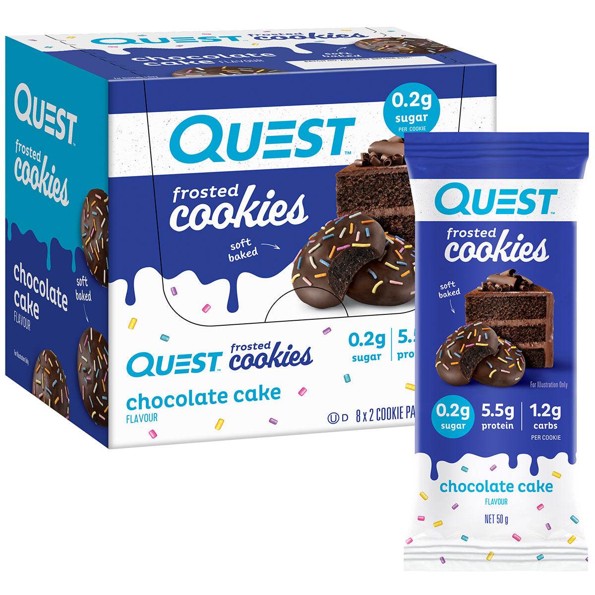 Quest Nutrition Frosted Cookies - NZ Muscle