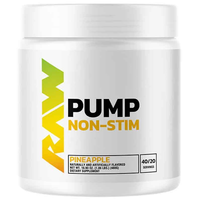 Get Raw Nutrition Pump Non-Stim Pre Workout - NZ Muscle