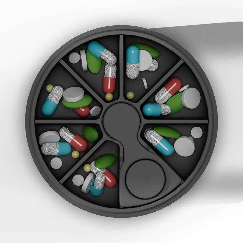 ShakeSphere Magnetic Pill Storage - Two Layers