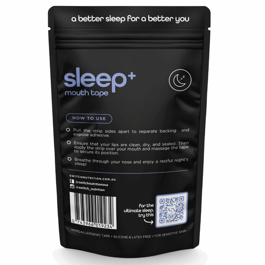Switch Nutrition Sleep+ Mouth Tape - NZ Muscle