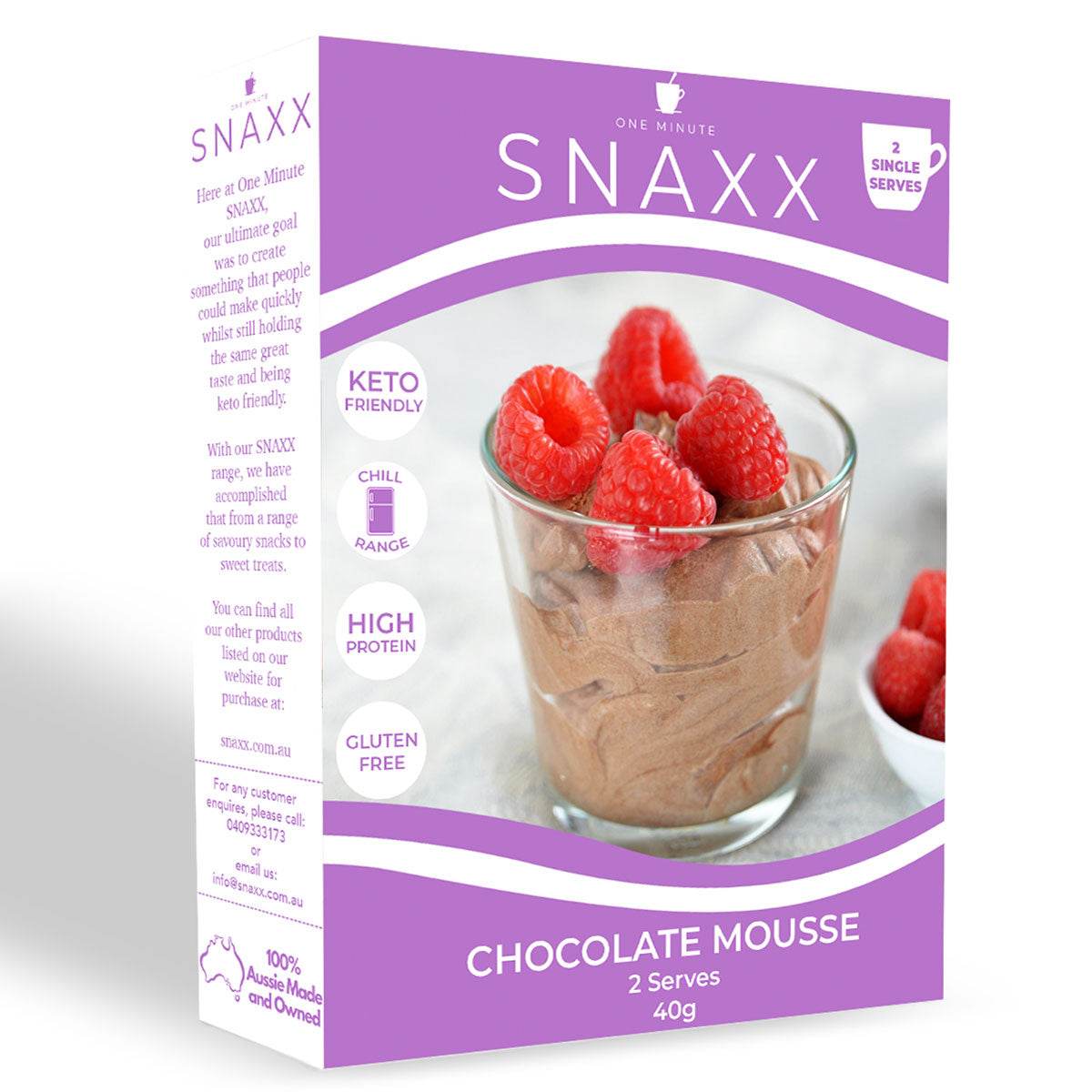 Snaxx Keto Mousse - 4 srv