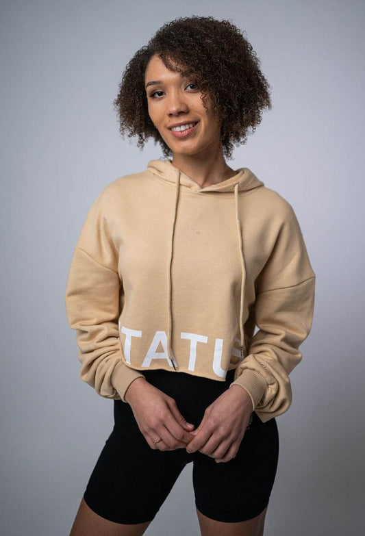 Status Crop Cut Hoodie - NZ Muscle