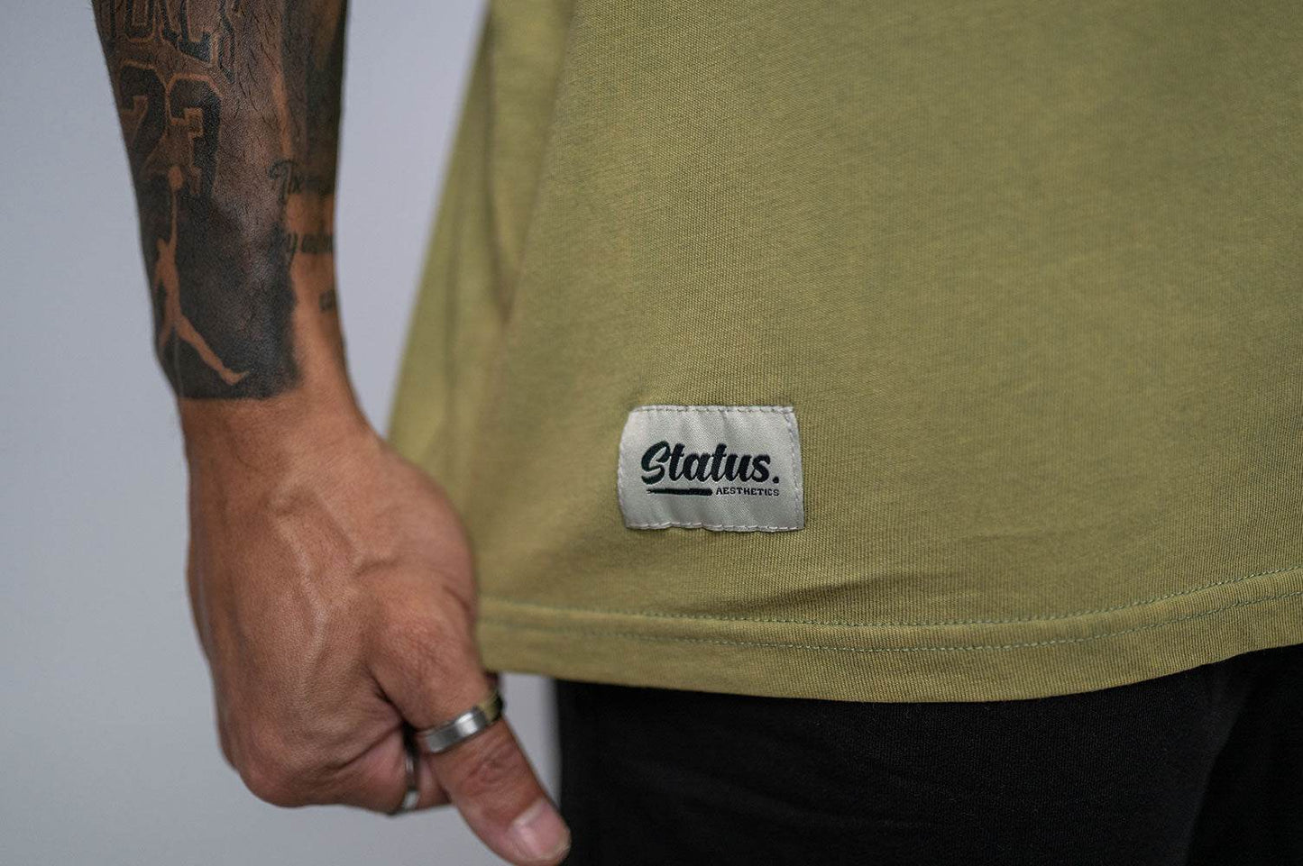 Status Curls Get The Girls Military Tee - NZ Muscle