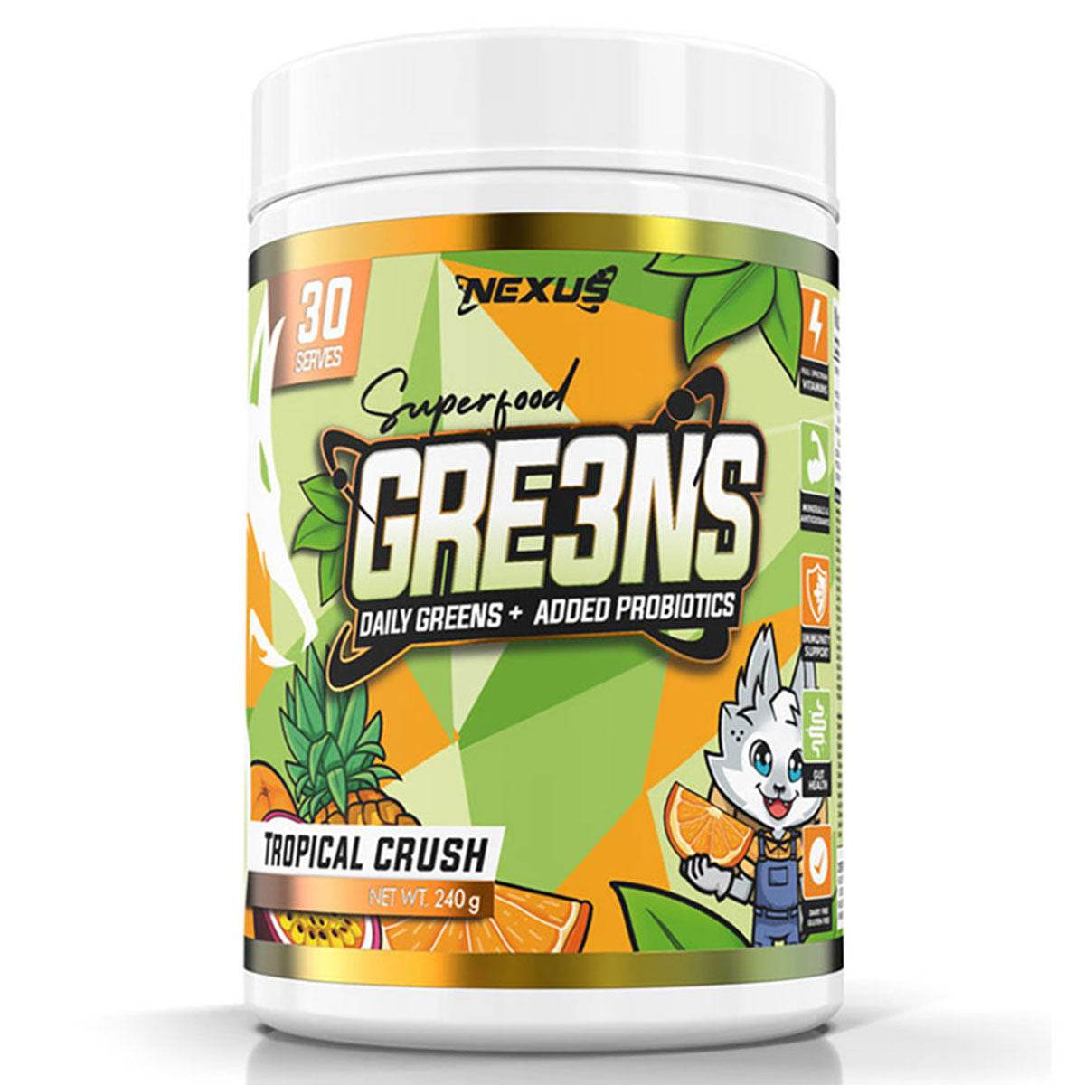 Nexus Sports Nutrition GRE3NS - NZ Muscle