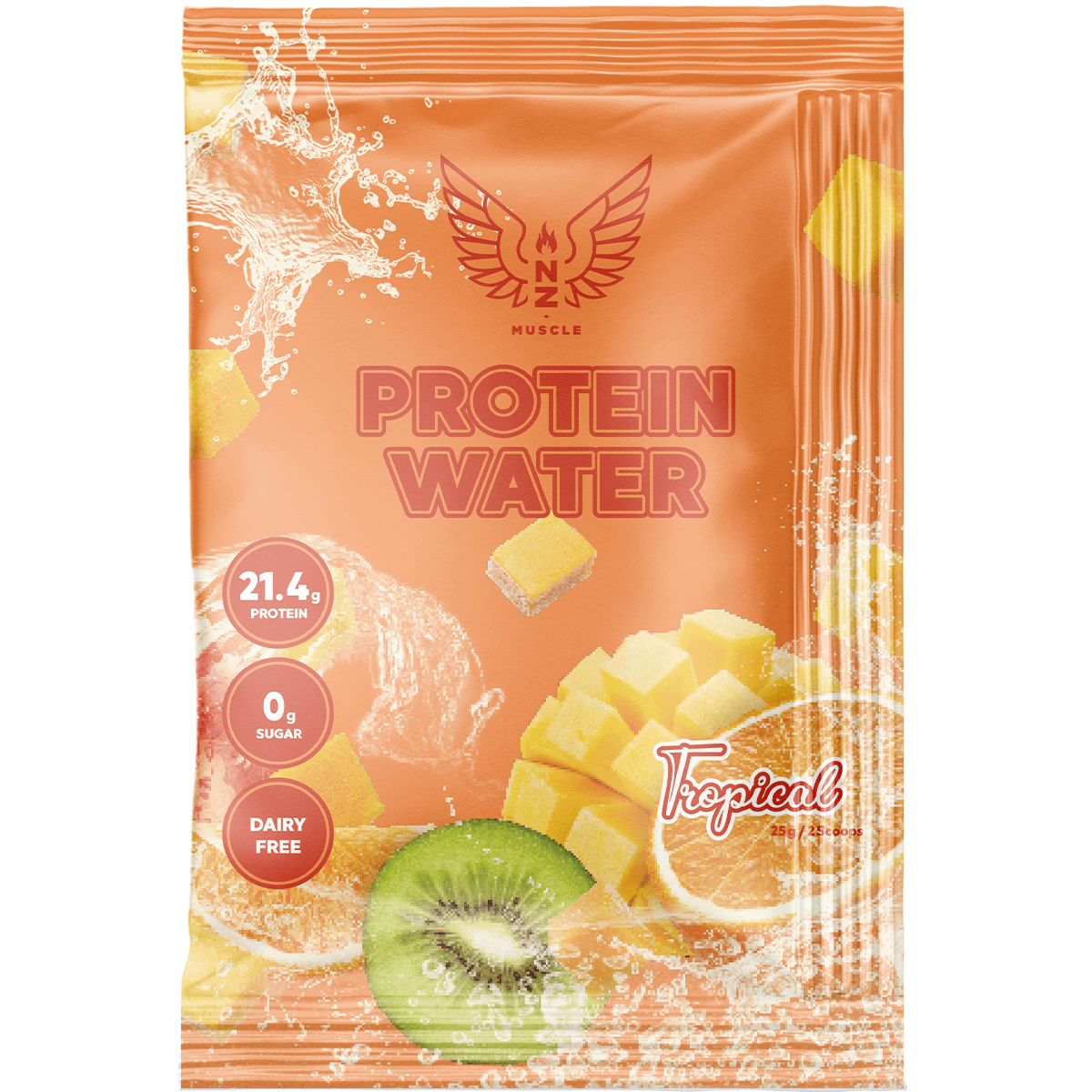 NZ Muscle Protein Water Sachet - 1 Sachet - NZ Muscle