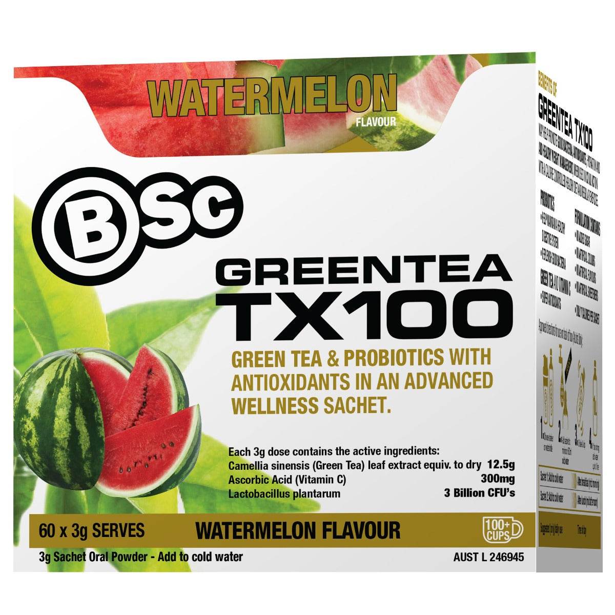 BSc Green Tea TX100 - NZ Muscle