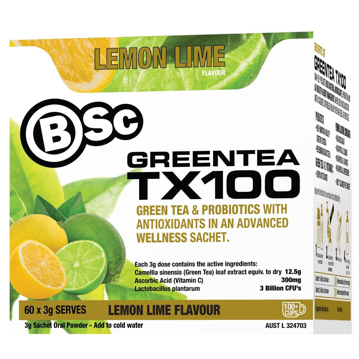 BSc Green Tea TX100 - NZ Muscle