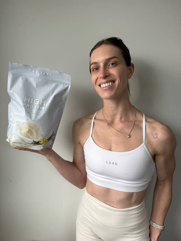 Customer photo with NZ Muscle High Protein