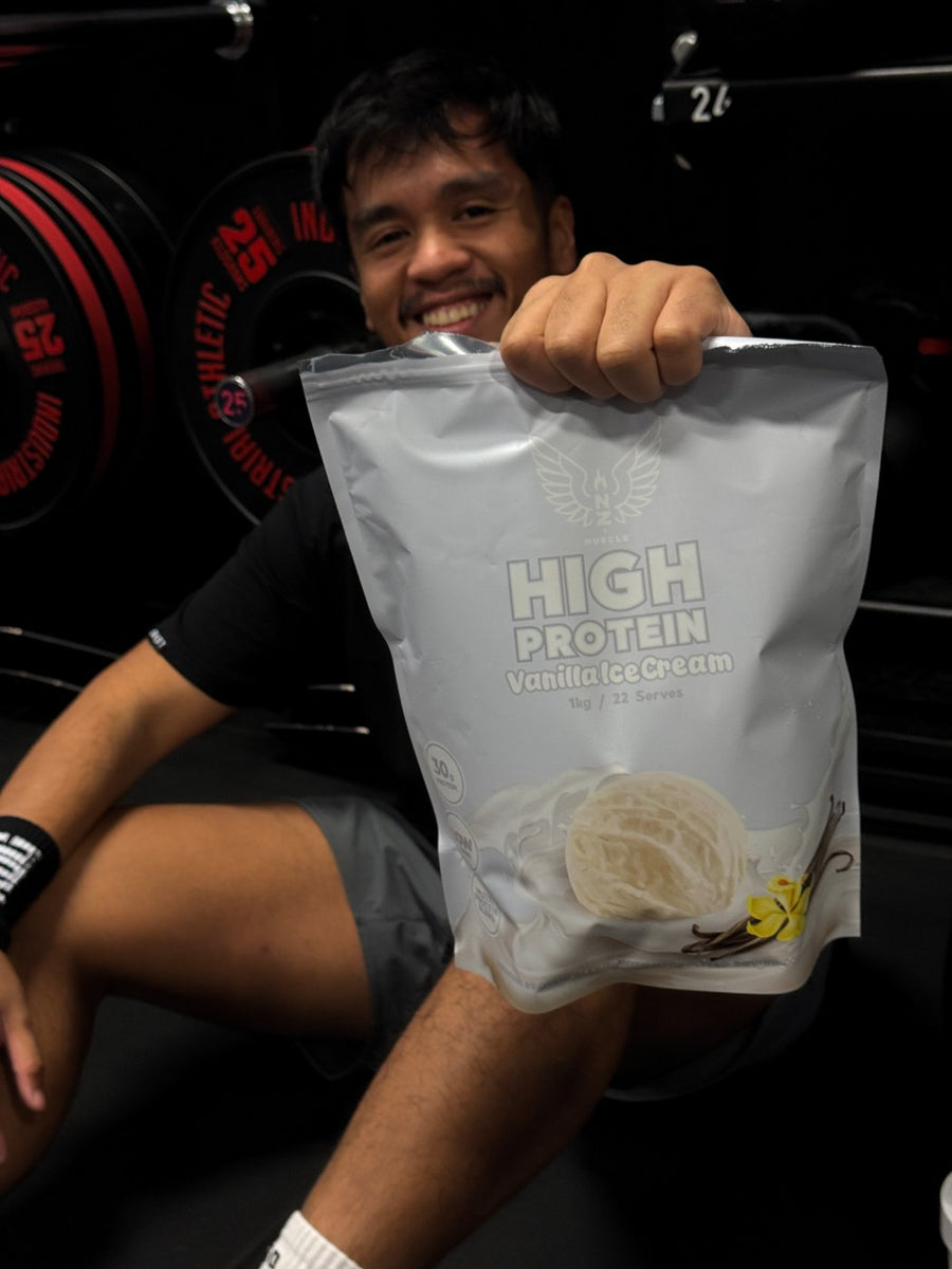 Customer photo with NZ Muscle High Protein