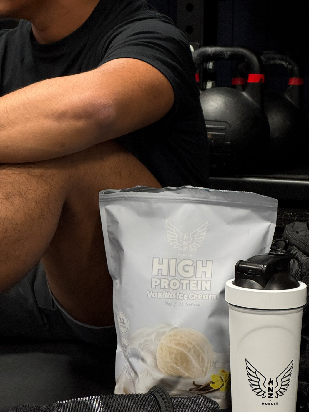 Customer photo of NZ Muscle High Protein and shaker