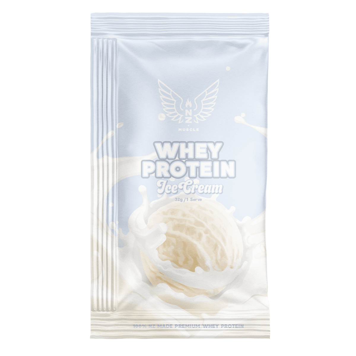 NZ Muscle Whey Protein Sachet - 1 Serve - NZ Muscle