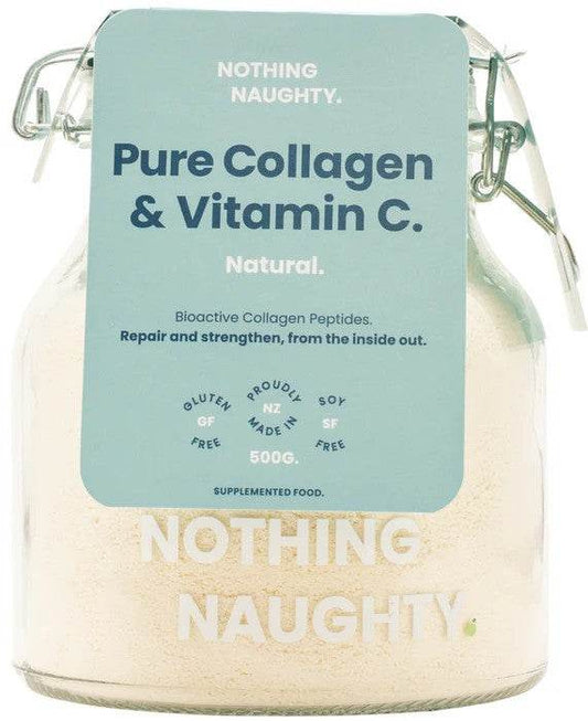 Nothing Naughty Pure Collagen + VitC - NZ Muscle