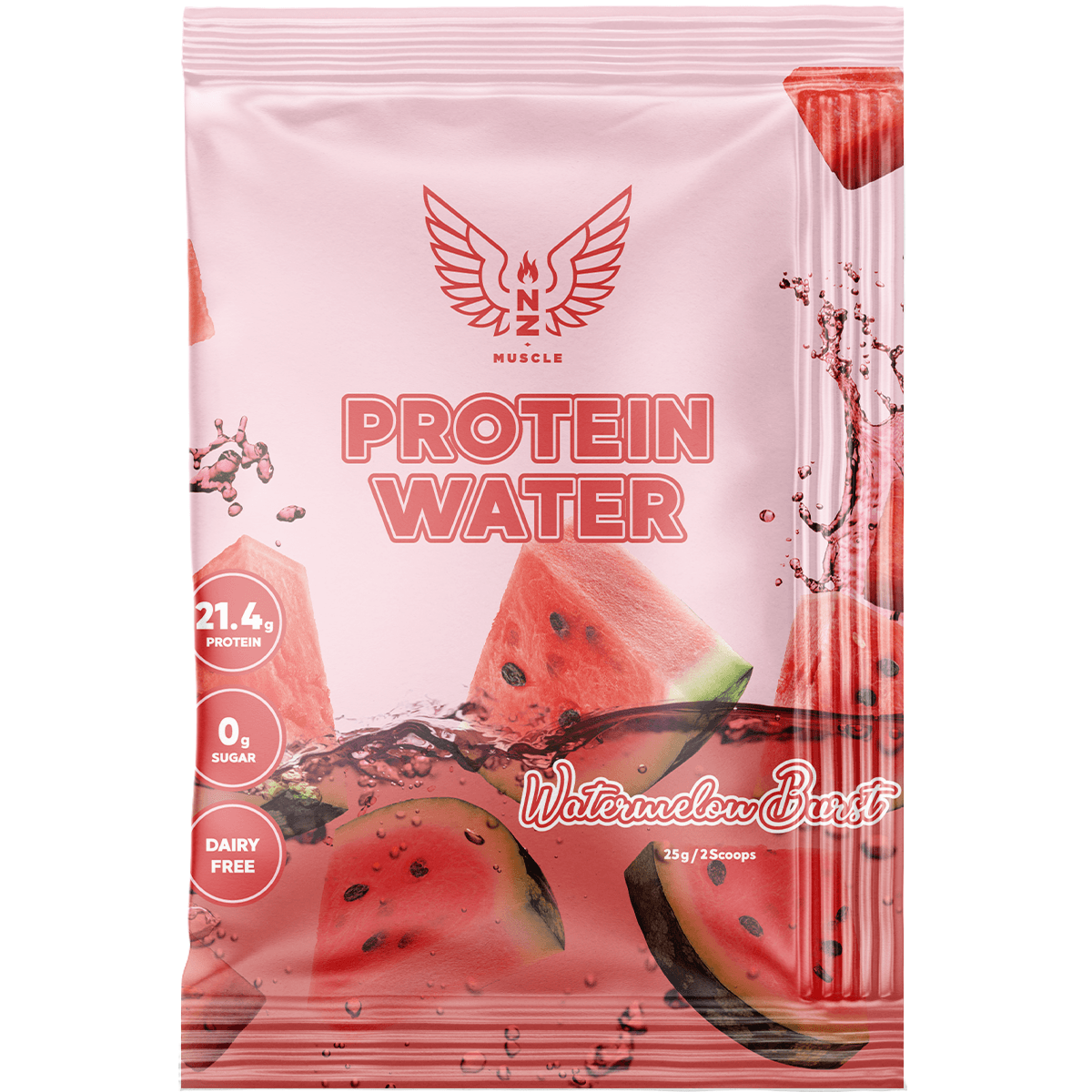 NZ Muscle Protein Water Sachet - 1 Sachet - NZ Muscle