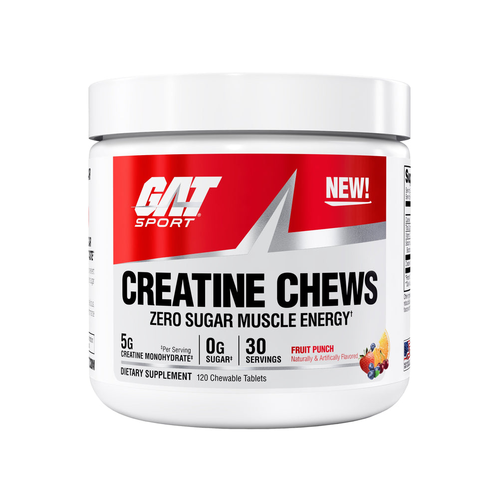 GAT Sport Creatine Chews Fruit Punch 30 serve