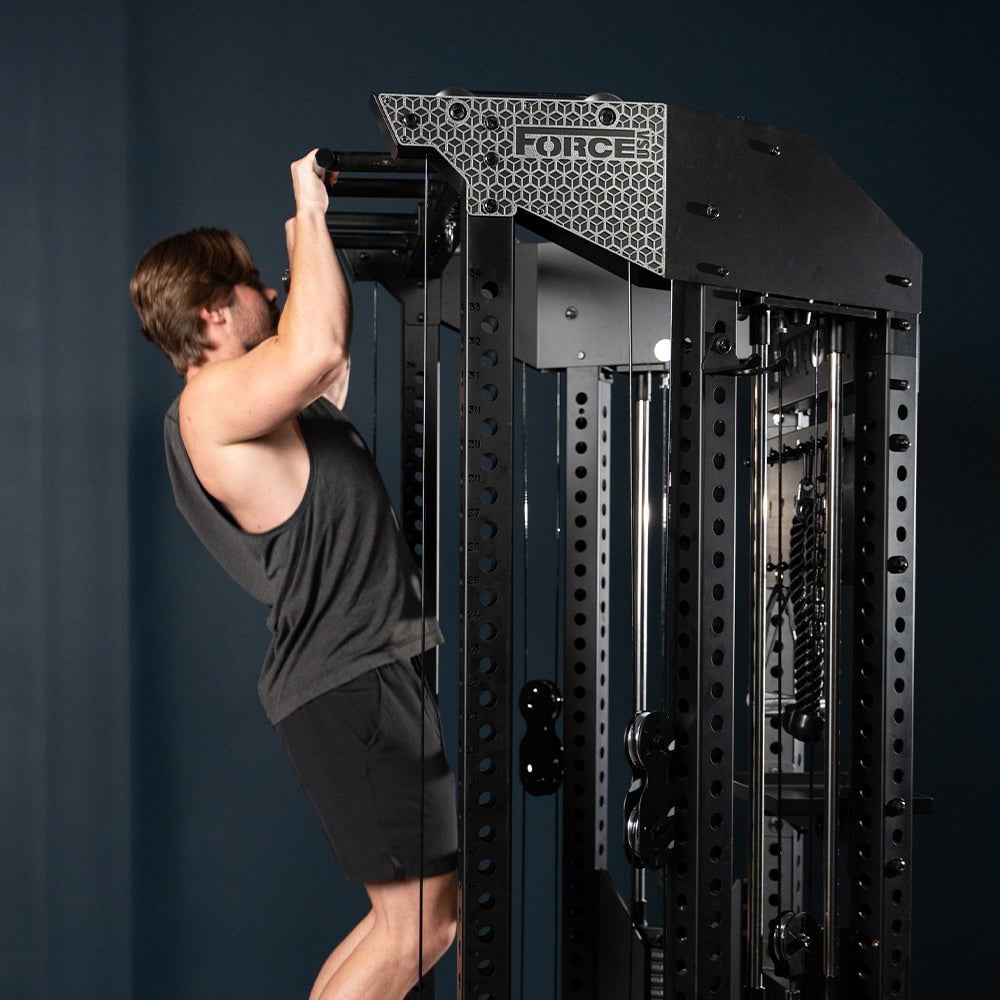 Force USA Functional Trainer Rack in a home gym