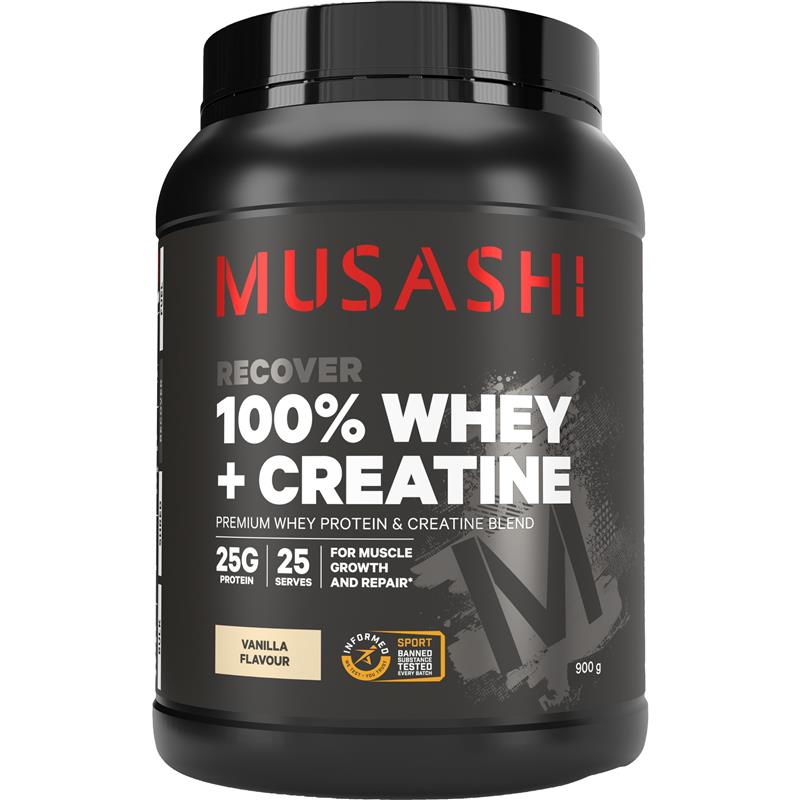 Musashi 100% Whey + Creatine 900g