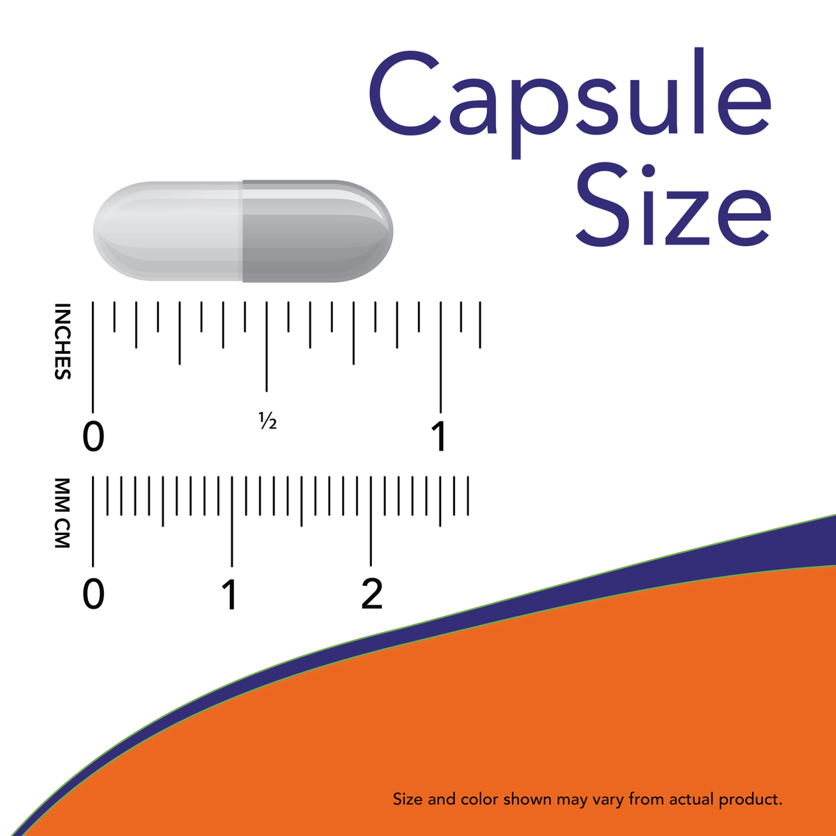 Now Foods Cider Vinegar capsule size