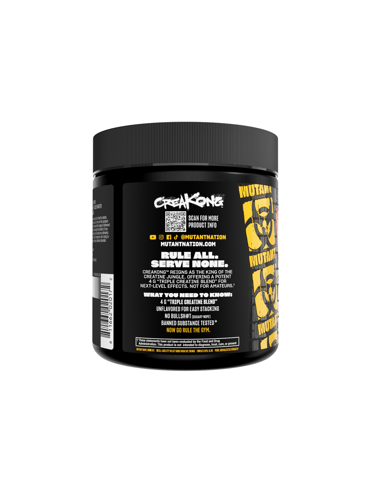 Mutant Creakong 300g label