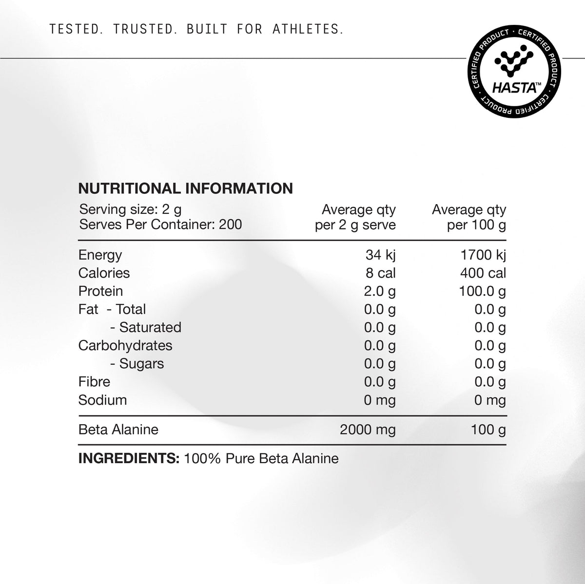 Switch Nutrition Beta-Alanine