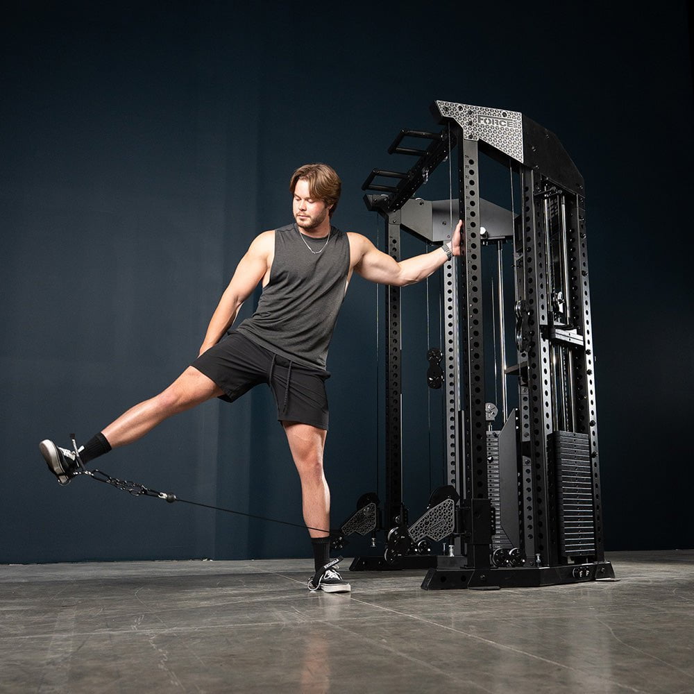 Force USA Functional Trainer Rack cable detail