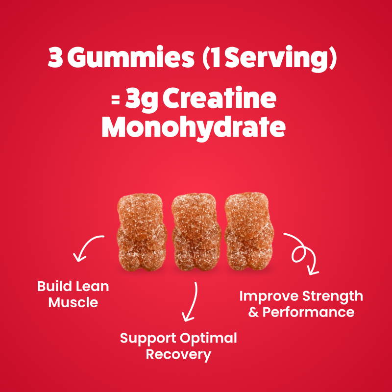 OxyShred Creatine Gummies - no powder, no shaker