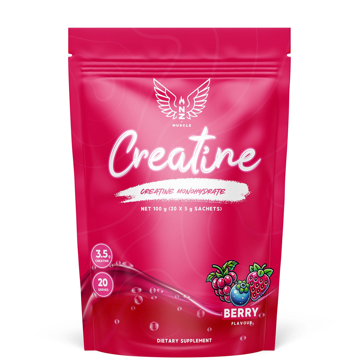 NZ Muscle Creatine Monohydrate Sachets