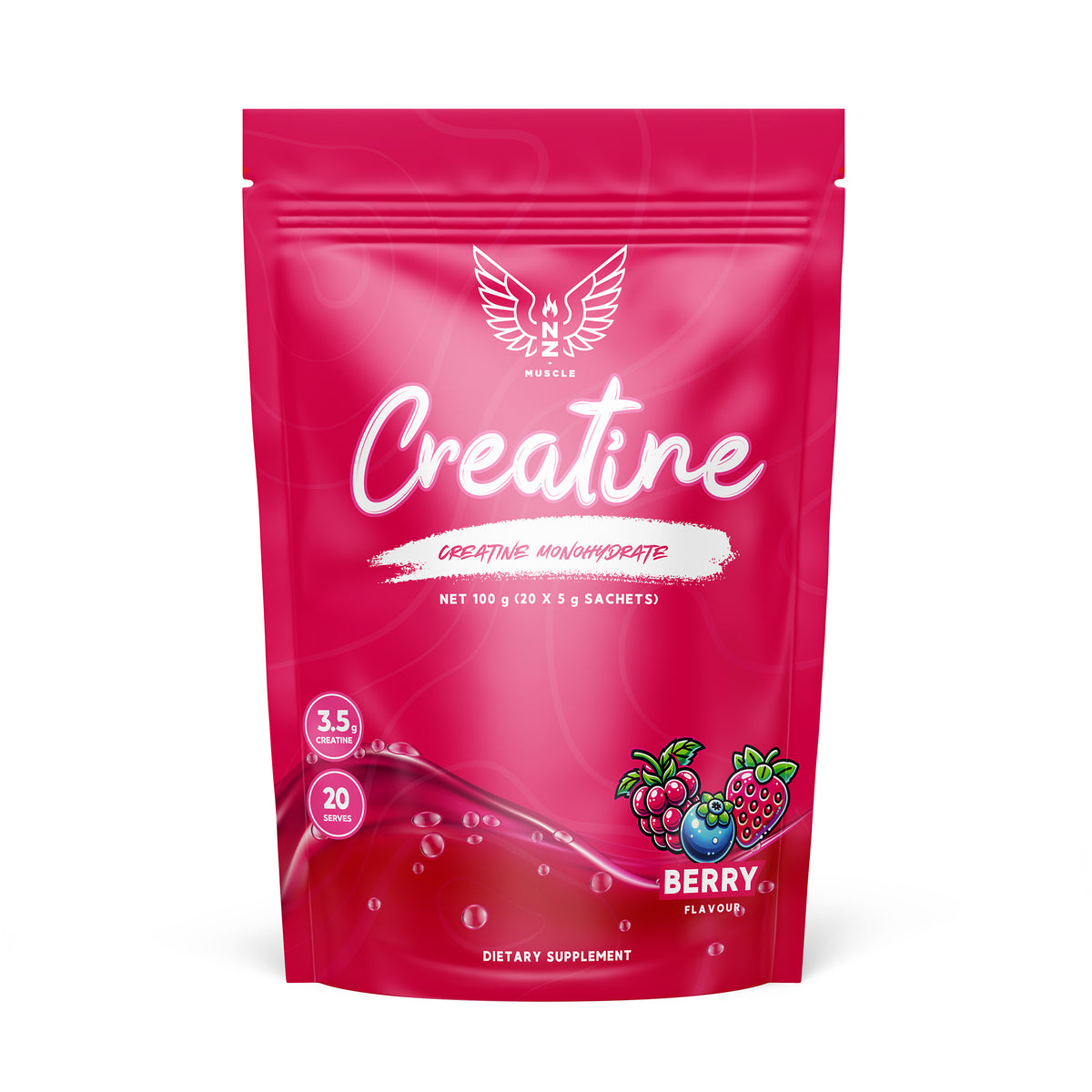 NZ Muscle Creatine Monohydrate Sachets