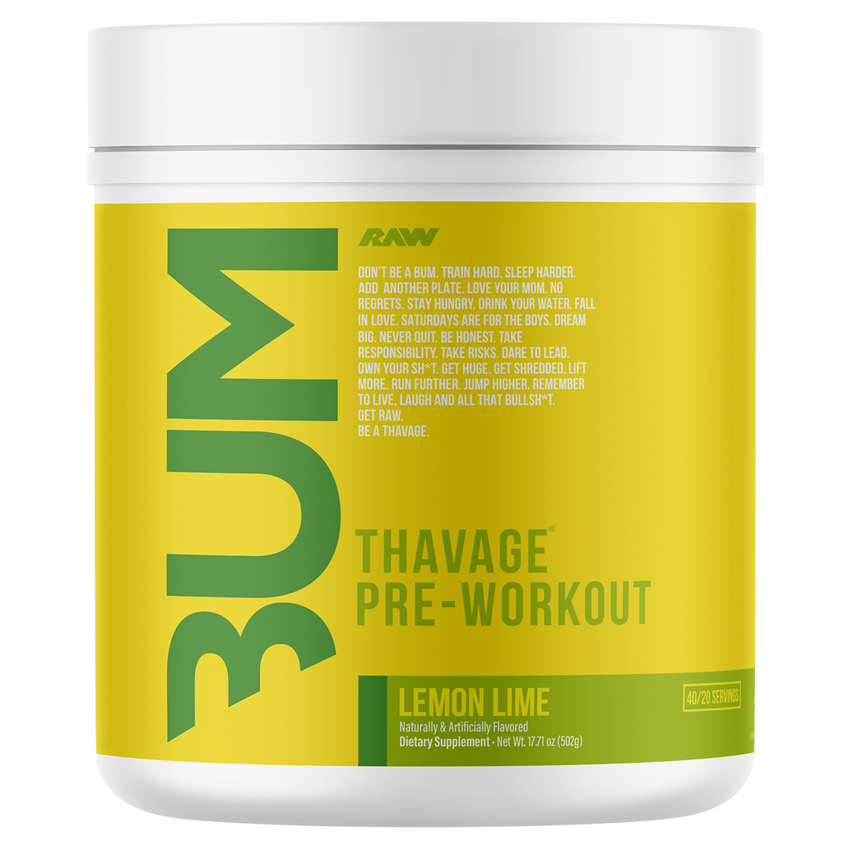 CBUM Thavage Pre-workout