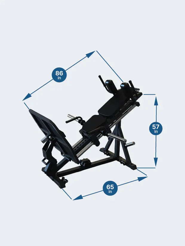 Force USA Compact Leg Press & Hack Squat V4 specification sheet