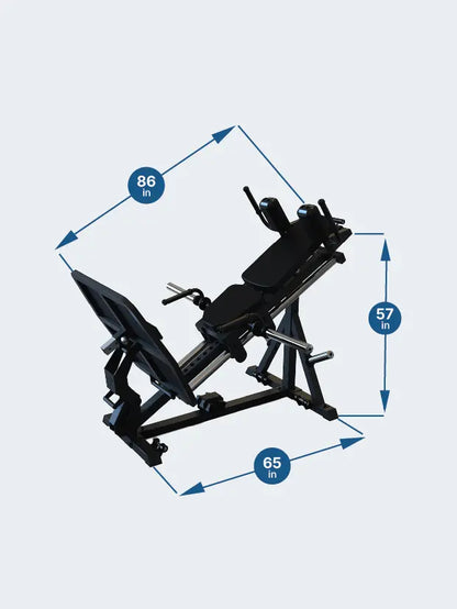 Force USA Compact Leg Press & Hack Squat V4 specification sheet