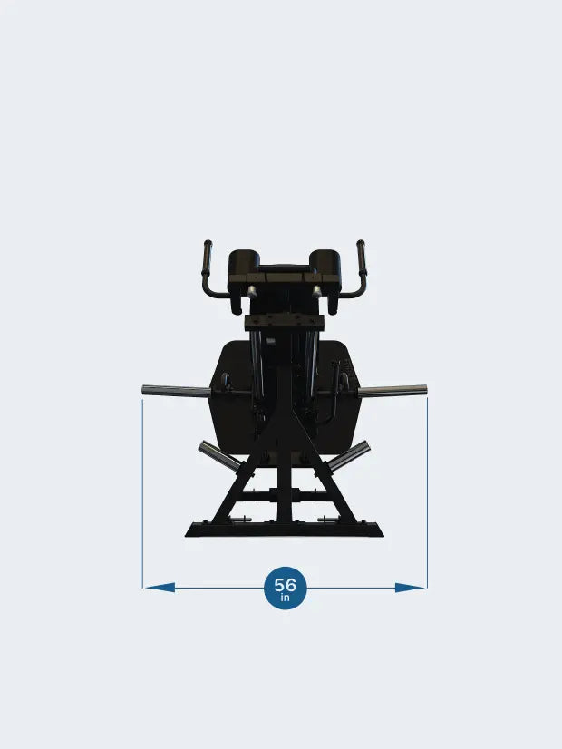 Force USA Compact Leg Press & Hack Squat V4 specification sheet 2
