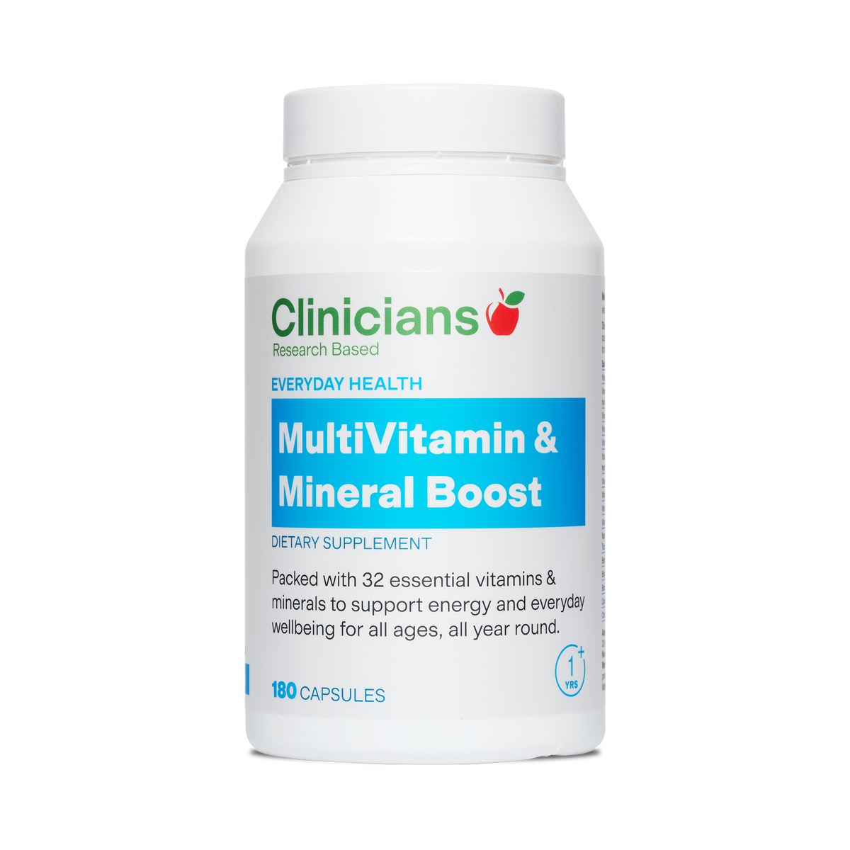 Clinicians MultiVitamin & Mineral Boost label