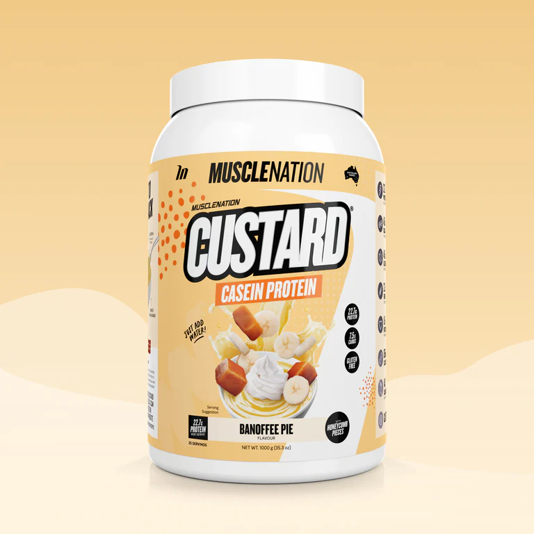 MuscleNation Custard Casein Protein