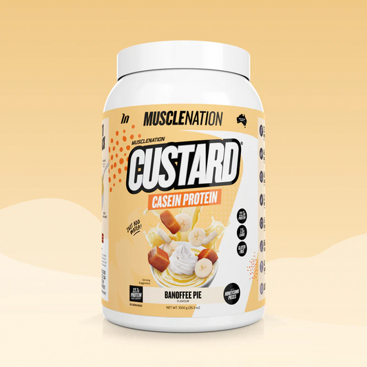MuscleNation Custard Casein Protein