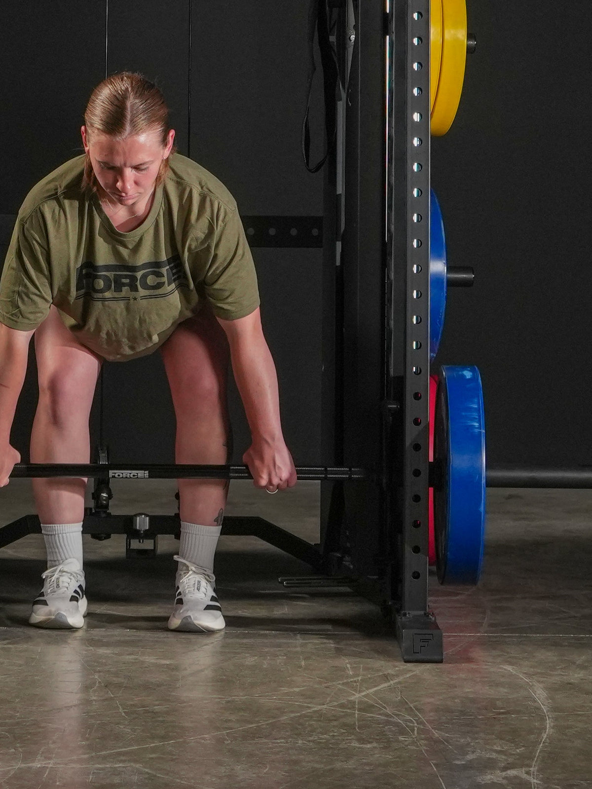 Force USA C10 Smith machine in use