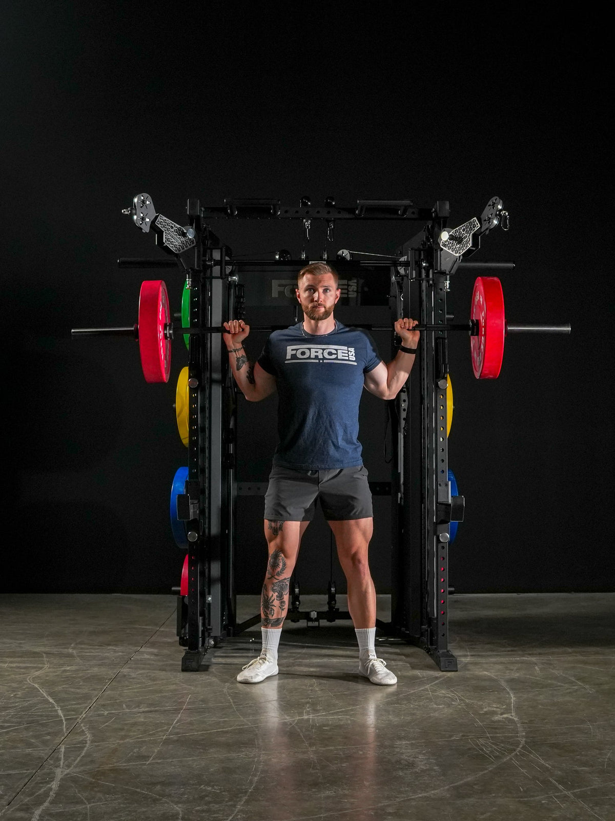 Force USA C10 sliding bench leg press