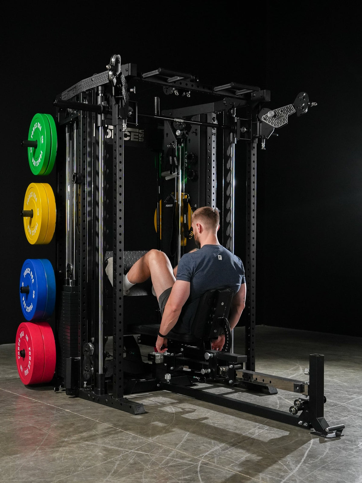 Force USA C10 sliding bench detail
