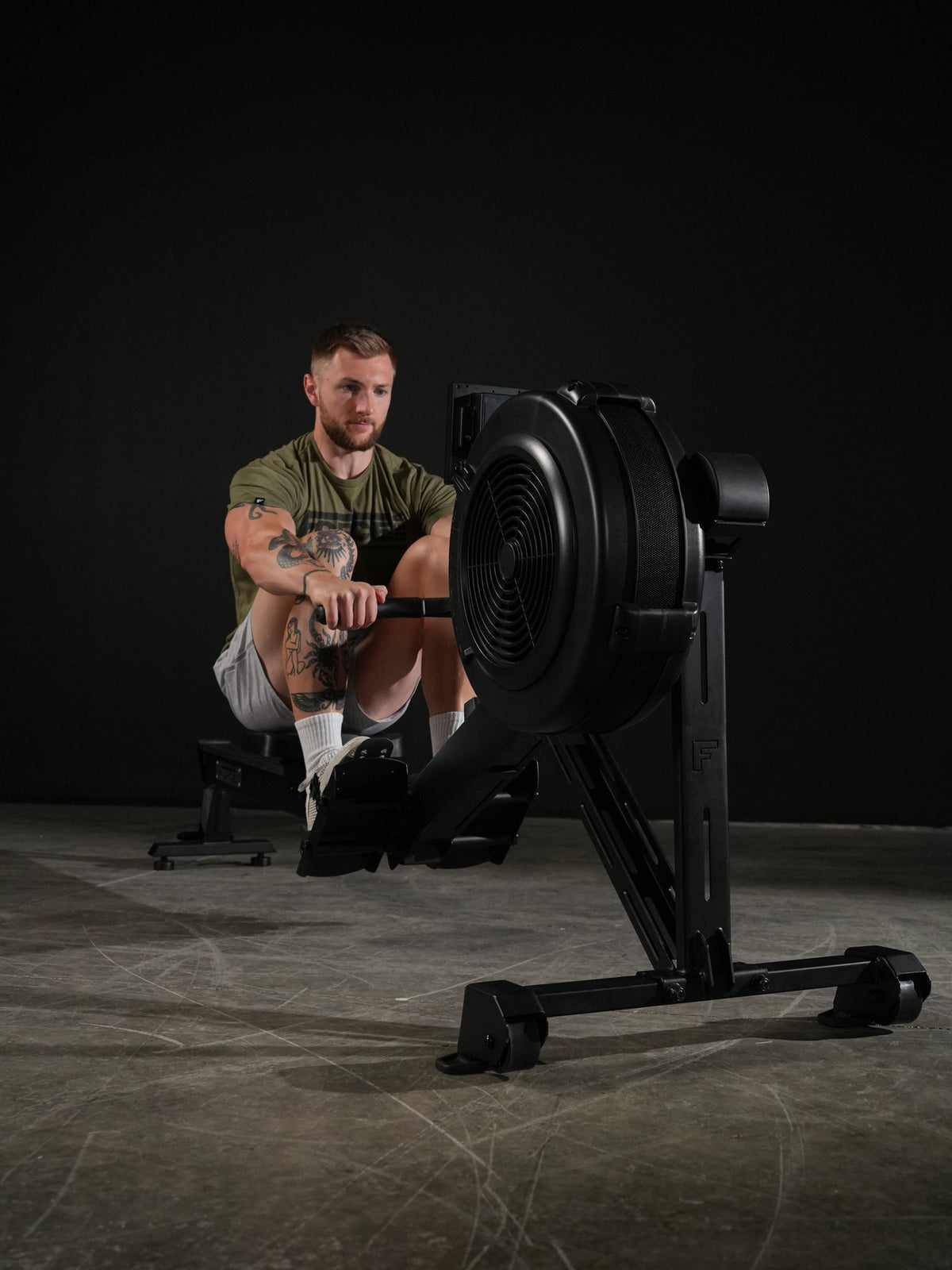 Force USA air rower seat and rail