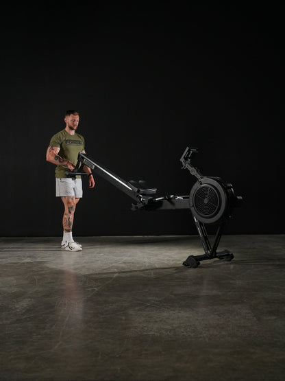 Force USA air rower separated for storage