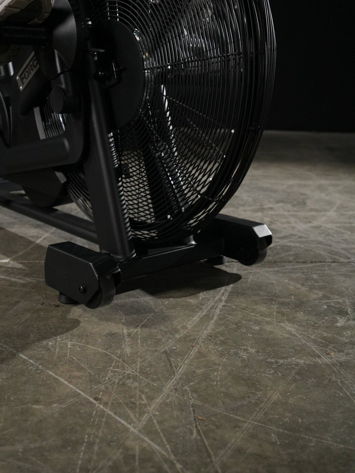 Force USA AirBike transport wheels