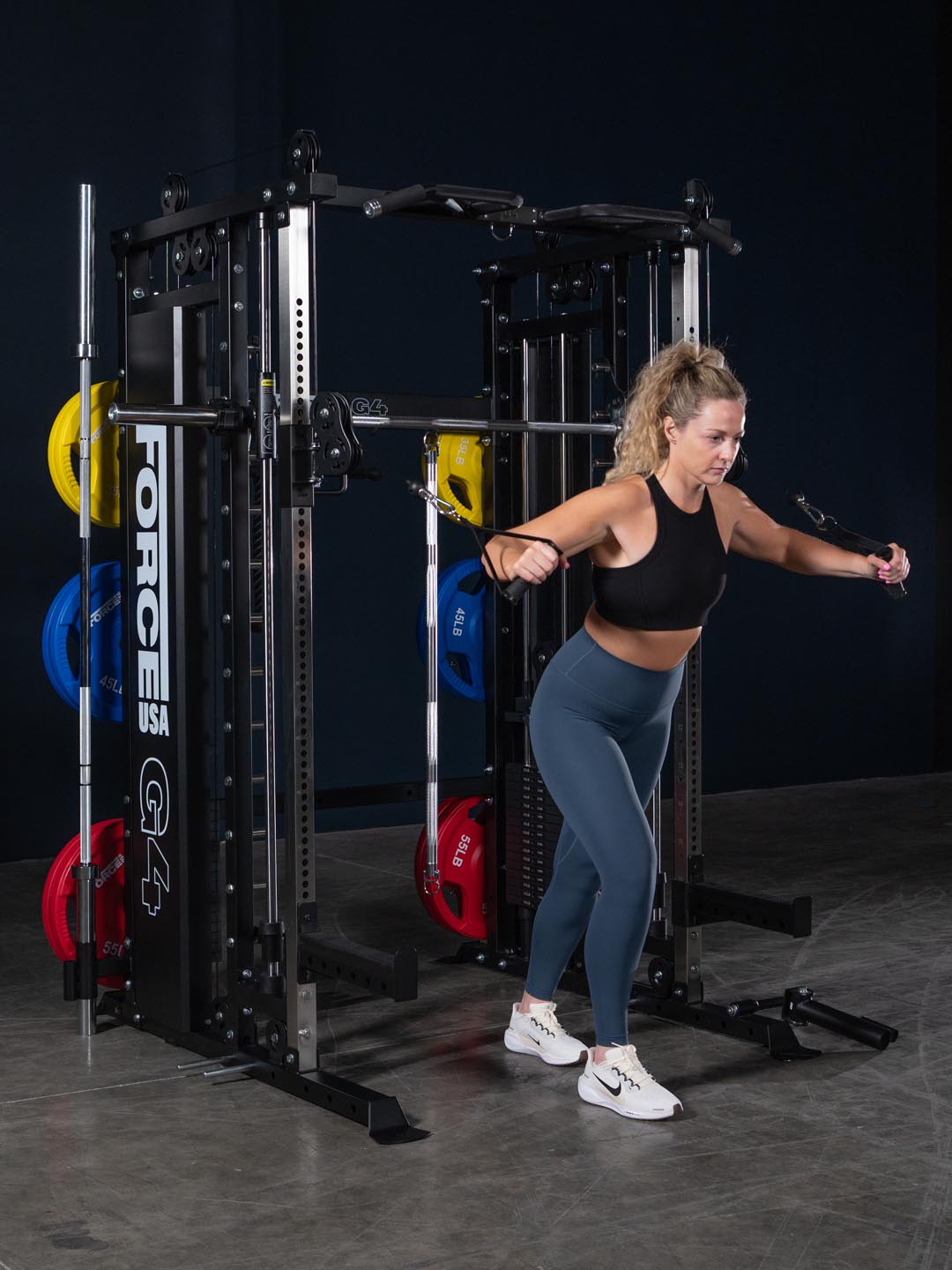Force USA G4 All-In-One Trainer in a home gym