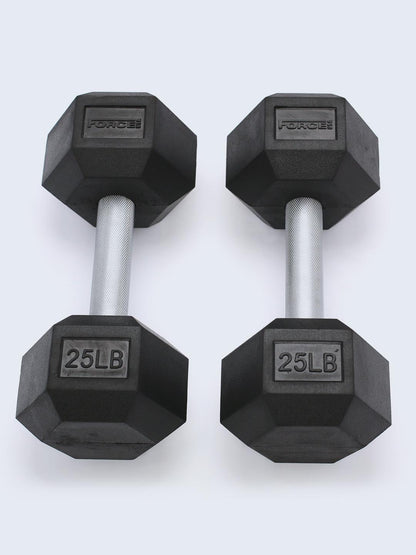 Force USA rubber hex dumbbell