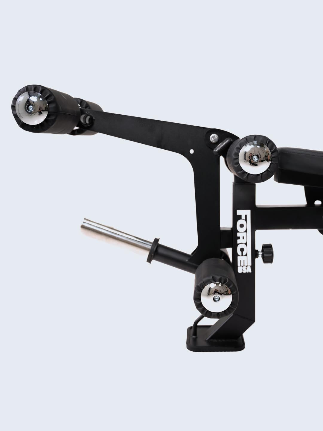 Force USA FID Bench transport wheels