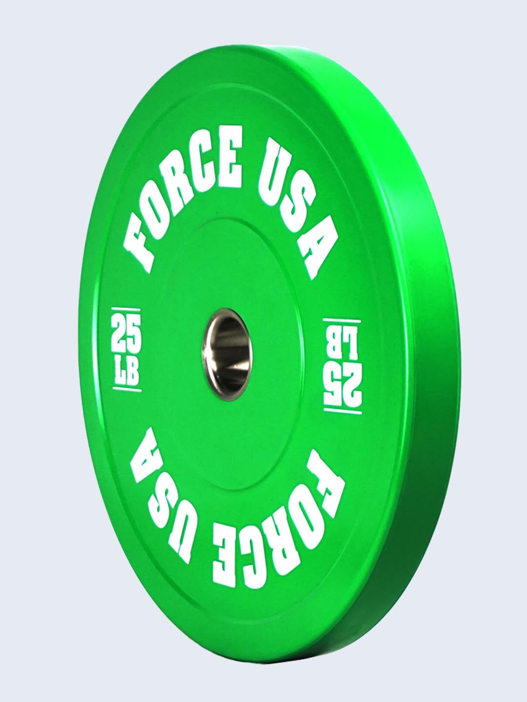 Force USA Pro Grade bumper plate profile