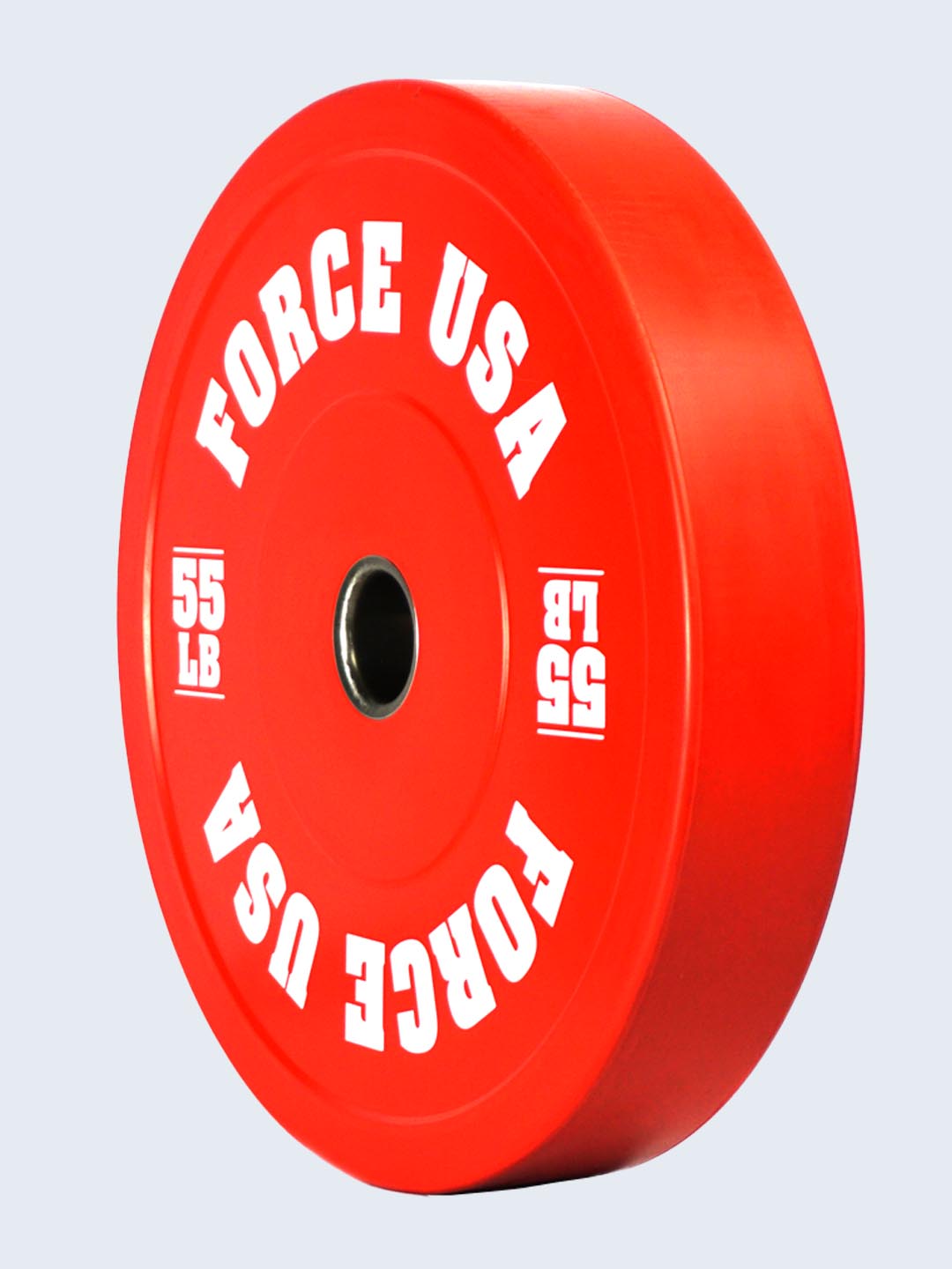 Force USA Pro Grade bumper plate insert detail